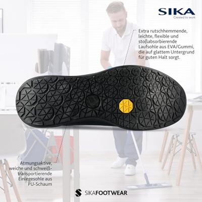 Sika Lifegrip Sneaker 403233-10 O2 SRC Zwart | Zwart | Maat 36 - 5703617245769