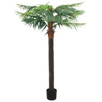 VidaXL Kunstboom met pot phoenixpalm 215 cm groen - thumbnail