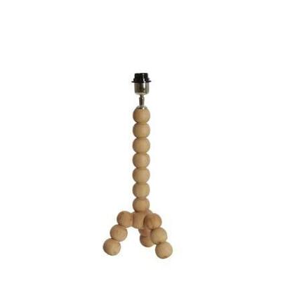 Light & Living Tafellamp 'Veglio' Mangohout, 40cm, kleur Naturel (excl. kap)