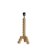 Light & Living Tafellamp 'Veglio' Mangohout, 40cm, kleur Naturel (excl. kap) - thumbnail