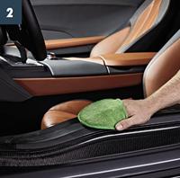 SONAX reinigingsspons "microfaserpflegepad" plastic care pad 417200 - thumbnail