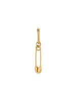 True Rocks safety pin hoop single earring - GOLD - thumbnail