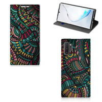 Samsung Galaxy Note 10 Plus Hoesje met Magneet Aztec - thumbnail