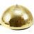 EUROLITE Half Mirror Ball 30cm gold motorized