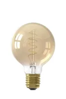 CALEX - LED Lamp - Globe - Filament G80 - E27 Fitting - Dimbaar - 4W - Warm Wit 2100K - Goud - thumbnail