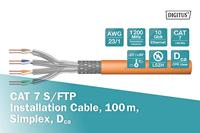 Digitus DK-1743-VH-1 100m Cat7 S/FTP (S-STP) Oranje netwerkkabel - thumbnail