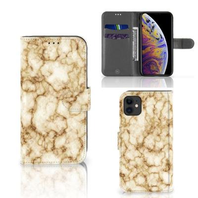 Apple iPhone 11 | Bookcase | Marmer Goud