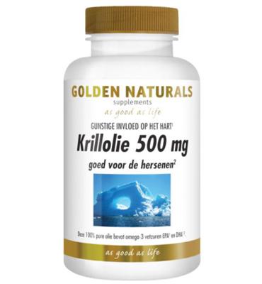 Golden Naturals Krillolie 500mg Capsules