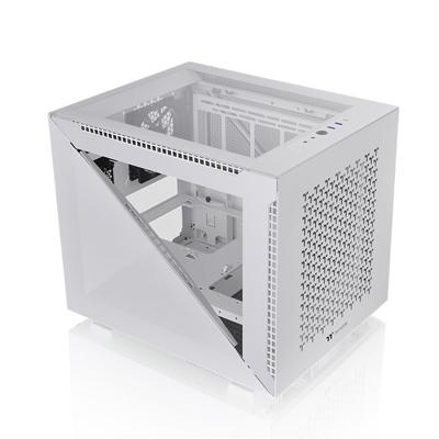 Thermaltake Divider 200 TG Air Snow Micro-tower PC-behuizing Wit 2 voorgeïnstalleerde ventilators, Zijvenster, Stoffilter Thermaltake Divider 200 TG Air Snow Micro-tower PC-behuizing Wit 2 voorgeïnstalleerde ventilators, Zijvenster, Stoffilter