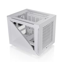 Thermaltake Divider 200 TG Air Snow Micro-tower PC-behuizing Wit 2 voorgeïnstalleerde ventilators, Zijvenster, Stoffilter - thumbnail