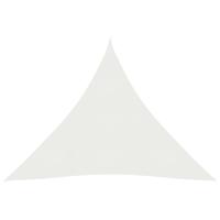 VidaXL Zonnezeil 160 g/m² 4,5x4,5x4,5 m hdpe wit - thumbnail