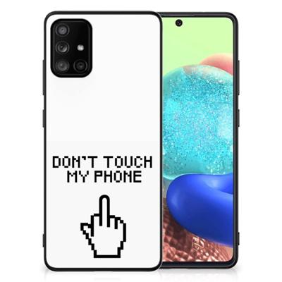 Samsung Galaxy A71 | Telefoon Hoesje | Finger Don&apos;t Touch My Phone