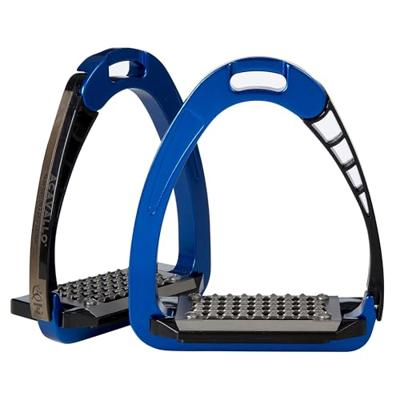 Acavallo Arena Alupro Stijgbeugels zwart/blauw maat:12