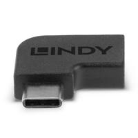 LINDY USB 3.2 Gen 2x2 Adapter [1x USB-C stekker - 1x USB-C bus] Lindy - USB-Adapter - 24 pin USB-C (W) zu 24 pin USB-C (M) 90° haaks naar rechts - thumbnail