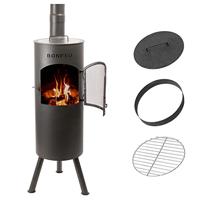 Bonfeu BonGiano LP tuinhaard - Zwart - thumbnail