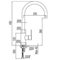 Tres Lex keukenkraan 181540 - thumbnail