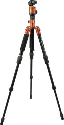 Rollei Compact Traveler No.1 aluminium statief oranje