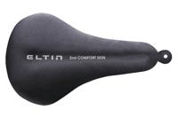 Eltin 2nd Skin Gel Fietszadeldekje - Zwart - thumbnail