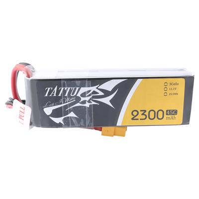 Tattu LiPo accupack 11.1 V 2300 mAh Aantal cellen: 3 45 C Softcase XT60