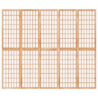 Kamerscherm inklapbaar 5 panelen Japanse stijl 200x170 cm - thumbnail