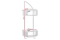 tesa 40223-00000-00 draad Badkamerplank Lijm Chroom (glanzend) - thumbnail