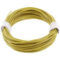 econ connect KZL2X008GE5 Draad 2 x 0.08 mm² Geel 5 m - thumbnail