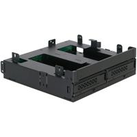 Icy Dock MB732SPO-B 2x2,5 SATA mobile rack+ Ultra Slim ODD voor extern 5,25 - thumbnail
