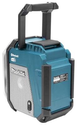 Makita Bouwradio DAB, DAB+ AUX, Bluetooth, USB Spatwaterbestendig, Stofvast Turquoise, Zwart, Zilver
