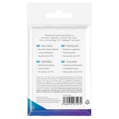 Ultimate Guard Board Game Sleeves (50) - Standard European
