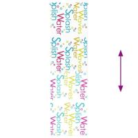 Doucherolgordijn 70x240 cm stofbreedte 66 cm - thumbnail