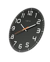 NeXtime NE-8817ZW Wandklok Dia. 30 X 3.5 Cm, Glas, Zwart, &apos;Classy Round&apos; - thumbnail