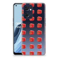 OPPO Reno 7 5G | Find X5 Lite | Siliconen Case | Paprika Red - thumbnail