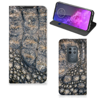 Motorola One Zoom | Hoesje maken | Krokodillenprint - thumbnail