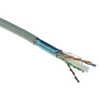 ACT FS6105 CAT6A F/UTP Massieve Installatiekabel | PVC | CPR Euroklasse ECA | 24AWG | Grijs | 500 meter - thumbnail