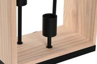 Bureaulamp Home ESPRIT Bruin Zwart Natuurlijk Hout Ijzer Pijnboom 50 W 220 V 30 x 16 x 50 cm - thumbnail