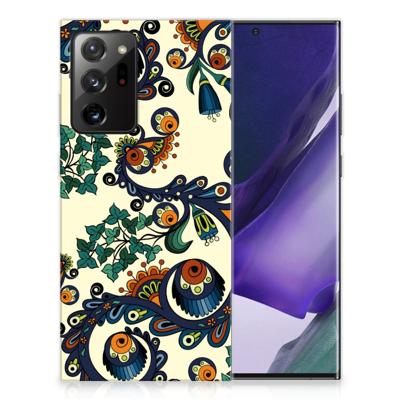 Siliconen Hoesje Samsung Galaxy Note20 Ultra Barok Flower Siliconen Hoesje Samsung Galaxy Note20 Ultra Barok Flower