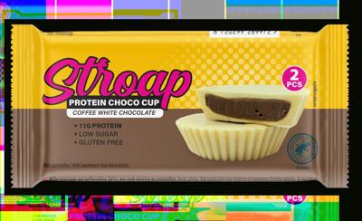 Stroap Protein choco cup coffee white chocolate 42 Gram
