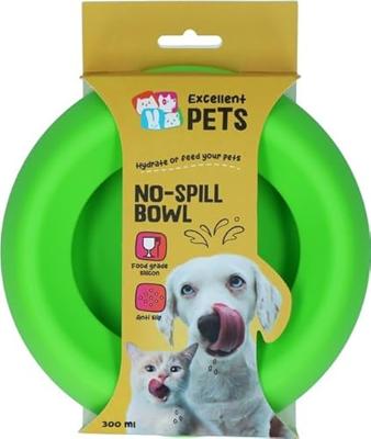 Excellent Pets No-Spill Bowl 300ml Groen S Excellent Pets No-Spill Bowl 300ml Groen S