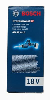 Bosch Blauw GSA 18 V-LI C accu reciprozaag | body | zonder accu&apos;s en lader - 06016A5004 - thumbnail
