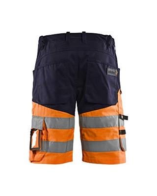 Blåkläder Short met stretch High-Vis 15411811 | Marineblauw/Oranje | Maat 54 - 7330509697665