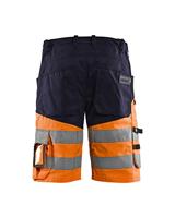 Blåkläder Short met stretch High-Vis 15411811 | Marineblauw/Oranje | Maat 48 - 7330509697634 - thumbnail