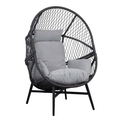 House Nordic - Fauteuil Rosario Rotan Zwart
