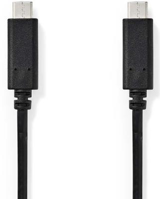 Nedis USB-Kabel | USB-C Male naar USB-C Male | 5 Gbps | 1 m | 1 stuks - CCGB64700BK10 CCGB64700BK10