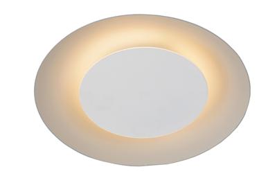Lucide FOSKAL - Plafonnière - Ø 21,5 cm - LED - 1x6W 2700K - Wit Lucide FOSKAL - Plafonnière - Ø 21,5 cm - LED - 1x6W 2700K - Wit