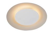 Lucide FOSKAL - Plafonnière - Ø 21,5 cm - LED - 1x6W 2700K - Wit - thumbnail