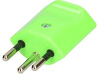 Max Hauri AG 132610 Zwitserse stekker, kunststof, 250 V, groen - thumbnail