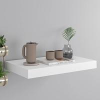 Wandschap zwevend 40x23x3,8 cm MDF wit - thumbnail