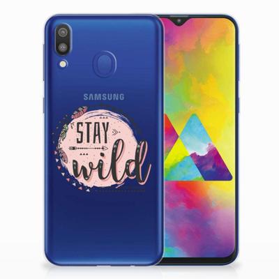 Samsung Galaxy M20 (Power) Telefoonhoesje met Naam Boho Stay Wild Samsung Galaxy M20 (Power) Telefoonhoesje met Naam Boho Stay Wild