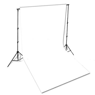 VidaXL Achtergrond zonder standaard 600x300 cm katoen wit