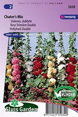 Alcea Rosea 2-jarig Stokroos zaden Double Chaters